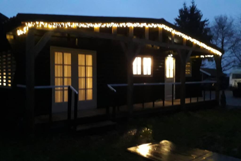 Chalet Het Wollinghuisje Vlagtwedde Exterior foto